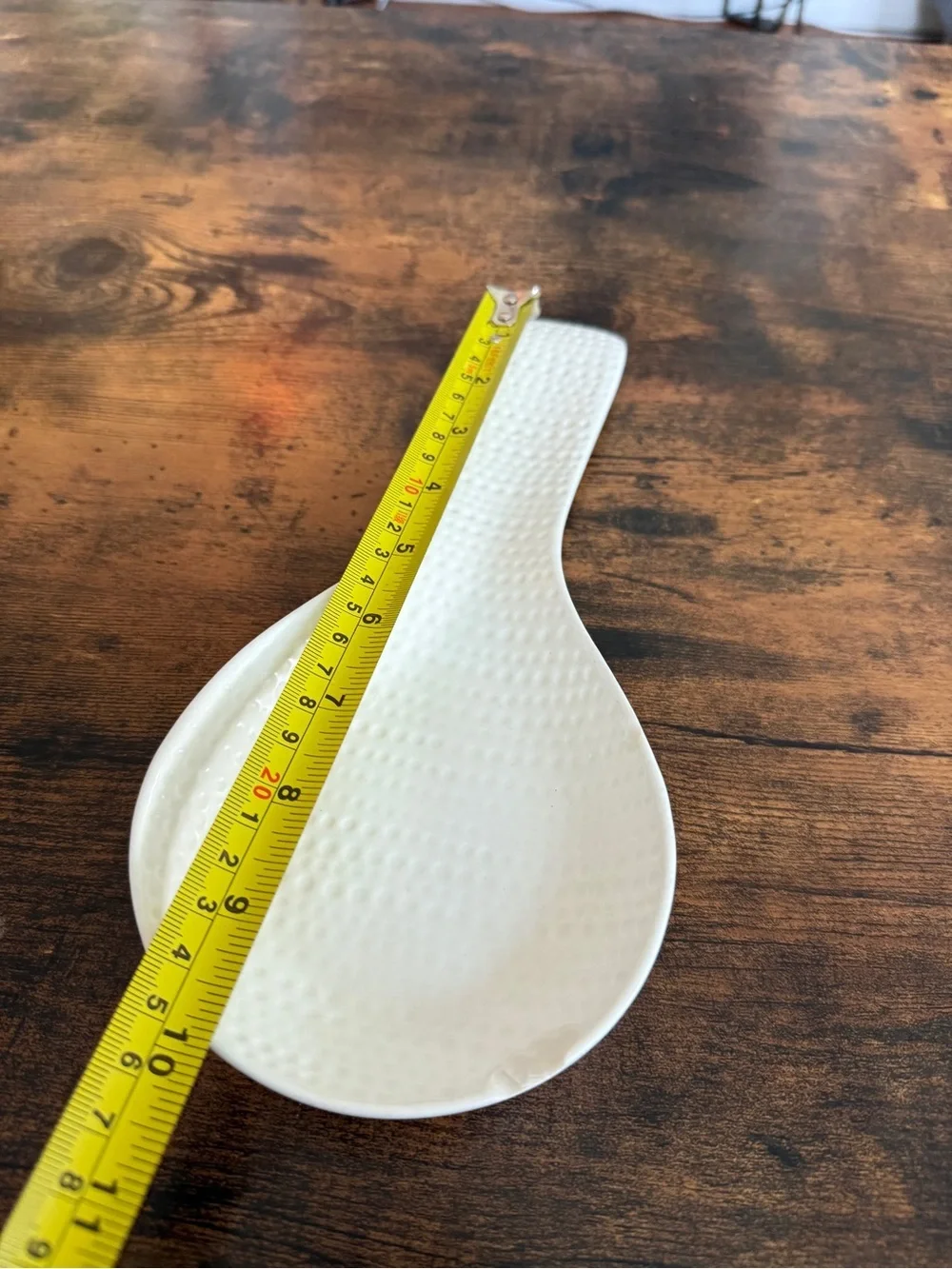Textured Ceramic Spoon Rest in White - Home Dining bread + butter Cucina
